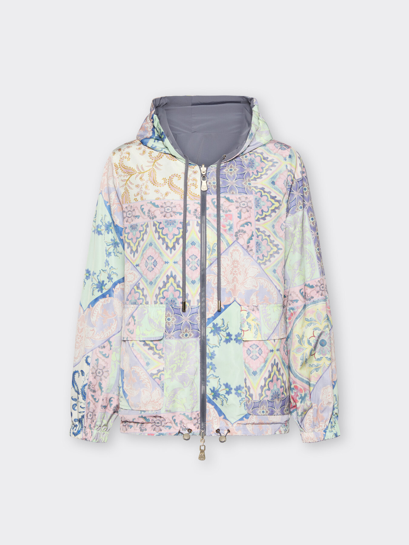 Wendbare bedruckte Parka mit Kapuze image number 6