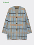 LENZING&trade; ECOVERO&trade; viscose tartan cardigan image number 4