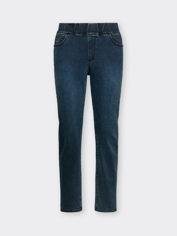 Jean skinny en denim lavage washed