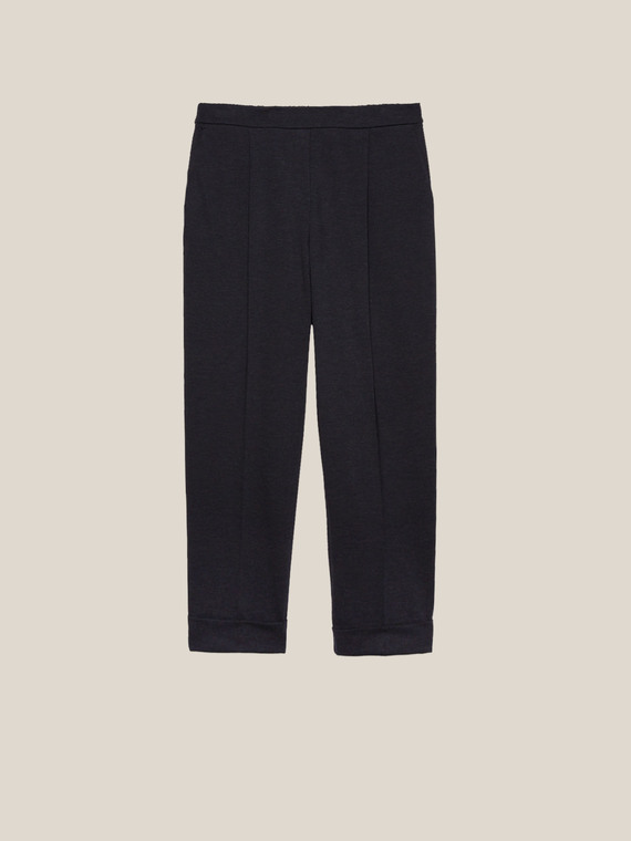 MILANO STITCH CROPPED TROUSERS