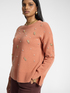 Pure wool crew neck sweater with embroidery image number 3