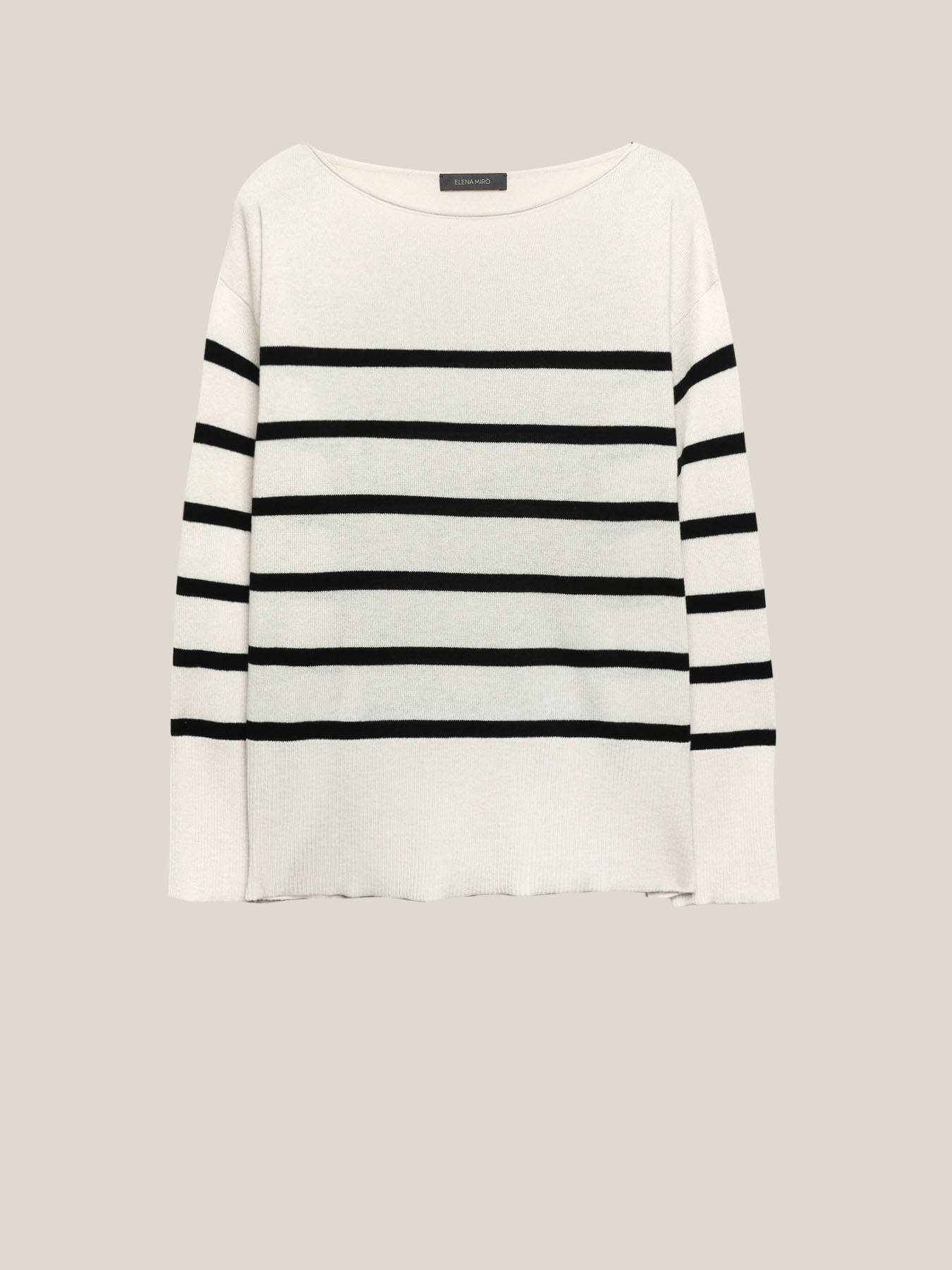 Gestreifter Pullover 100&nbsp;% Wolle image number 4