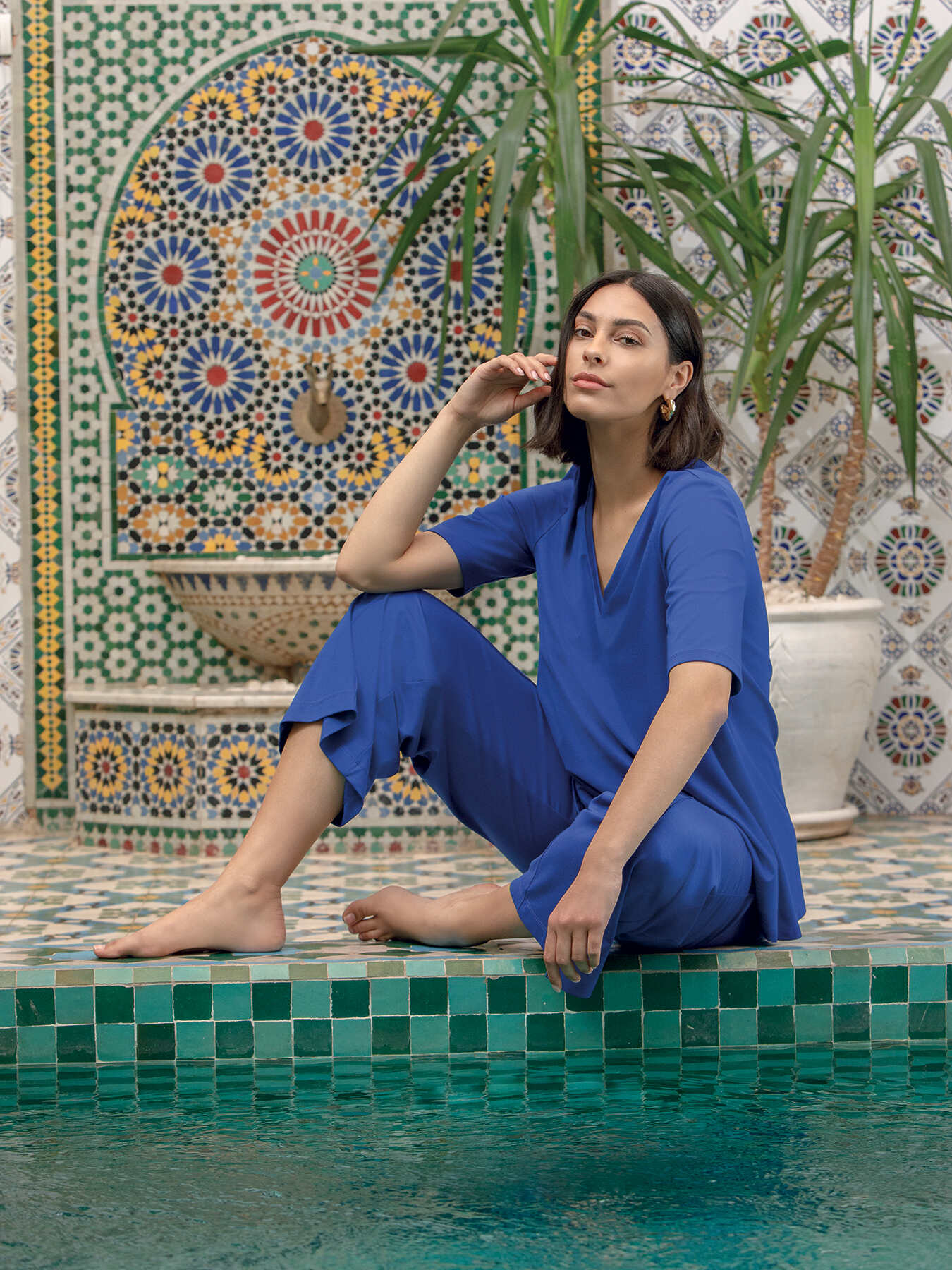 Blue t-shirt image number 0