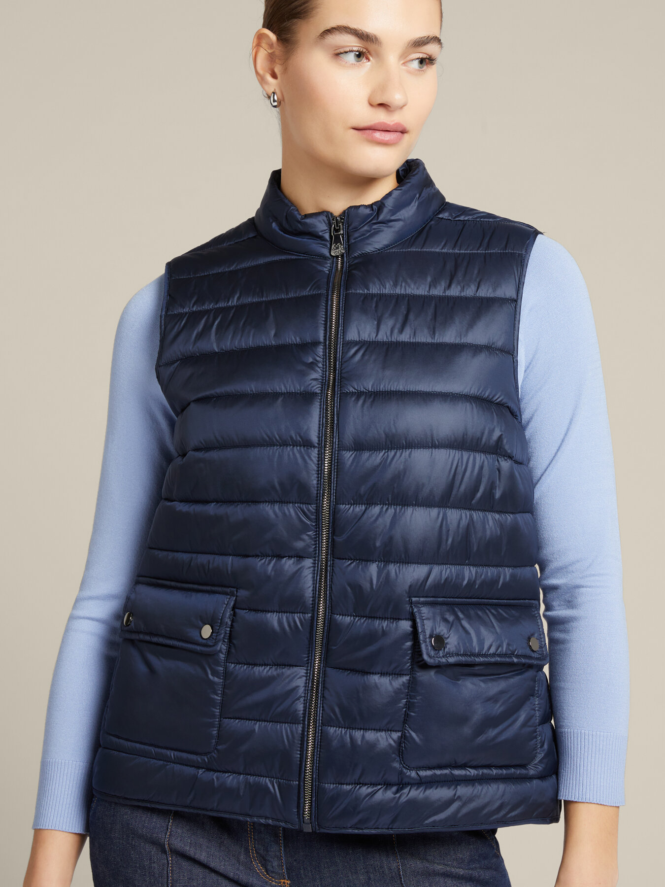 Parka in recycled nylon with detachable vest image number 4