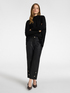 Slim-Hose mit beschichteter Optik image number 0
