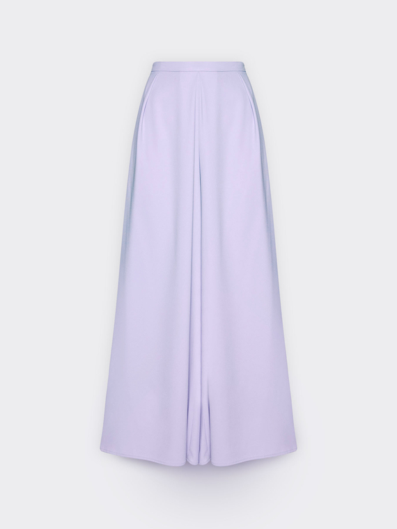 Pantalon palazzo en cady
