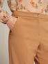Pantaloni con risvolto in grisaglia image number 3