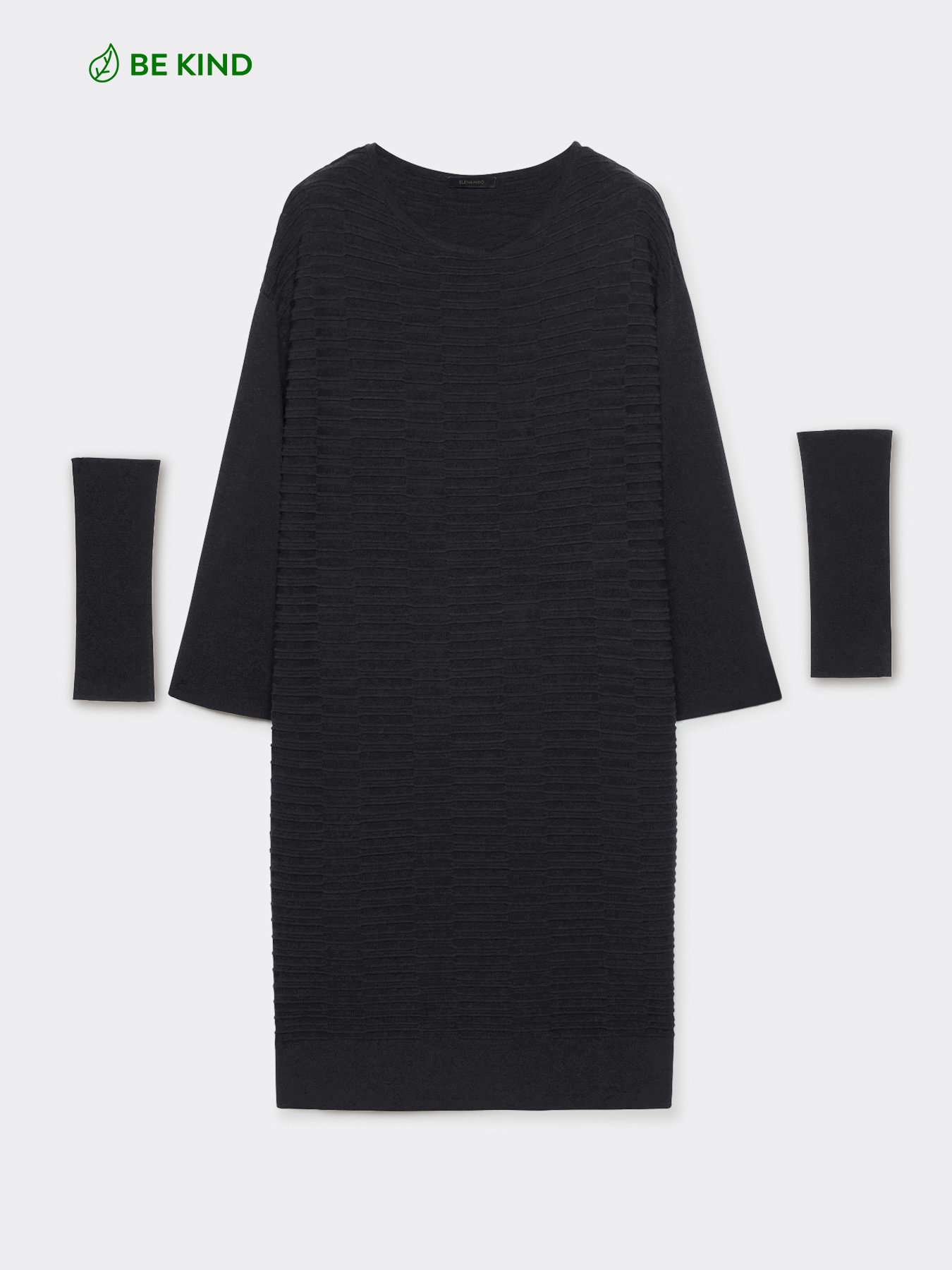 Knit dress with arm warmers image number 4