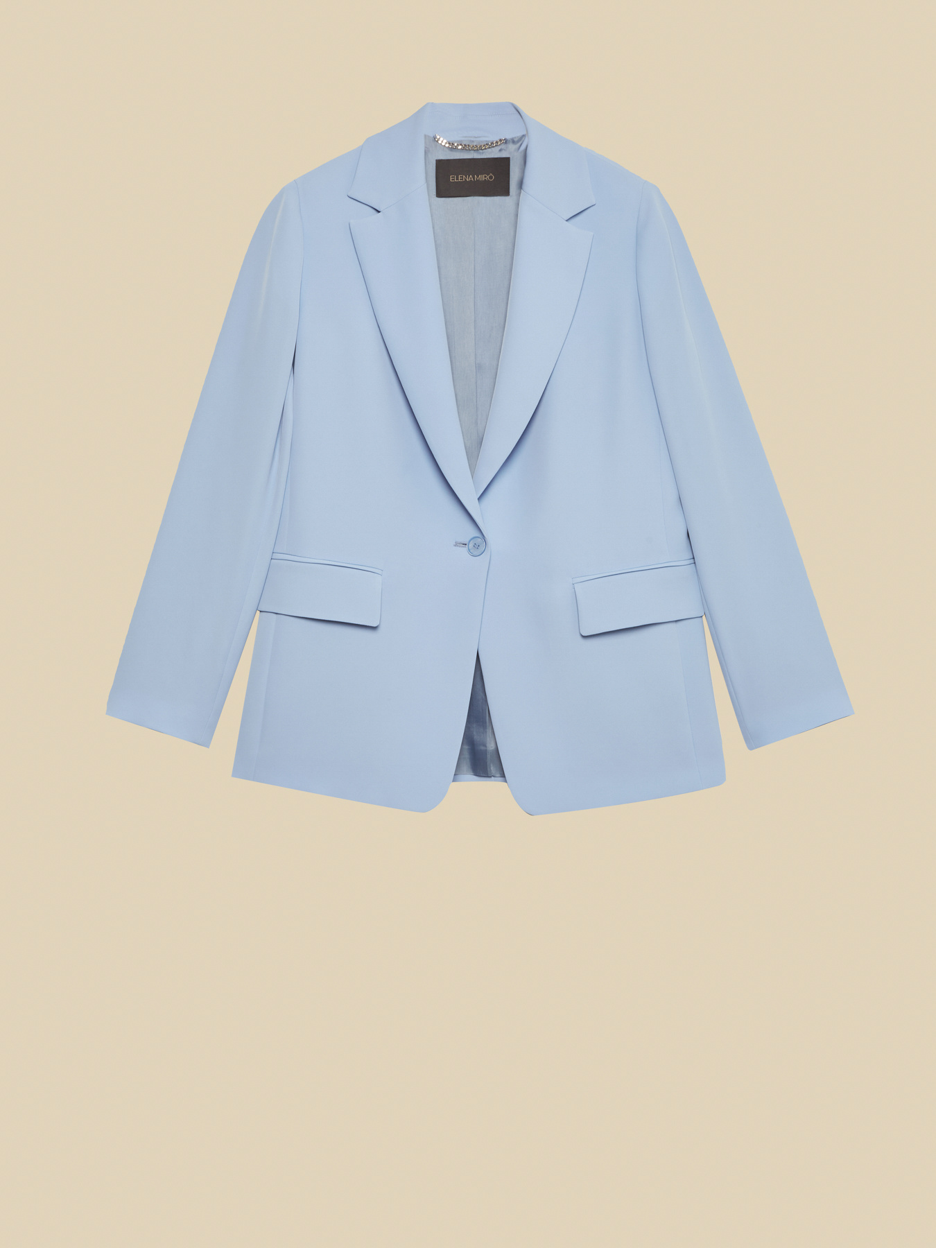 Jacket in flowing fabric image number 3