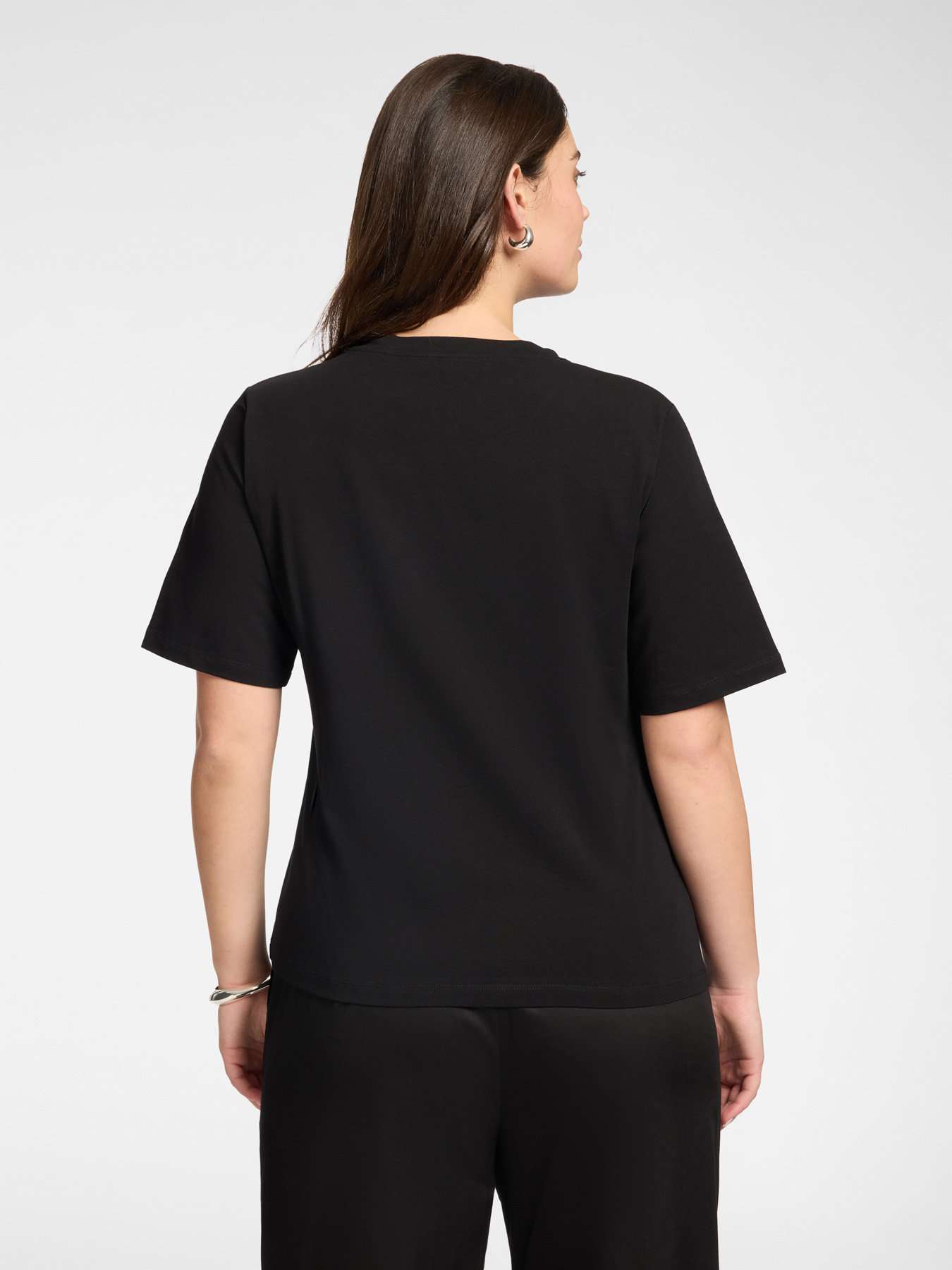 T-Shirt mit Monogramm-Stickerei image number 1