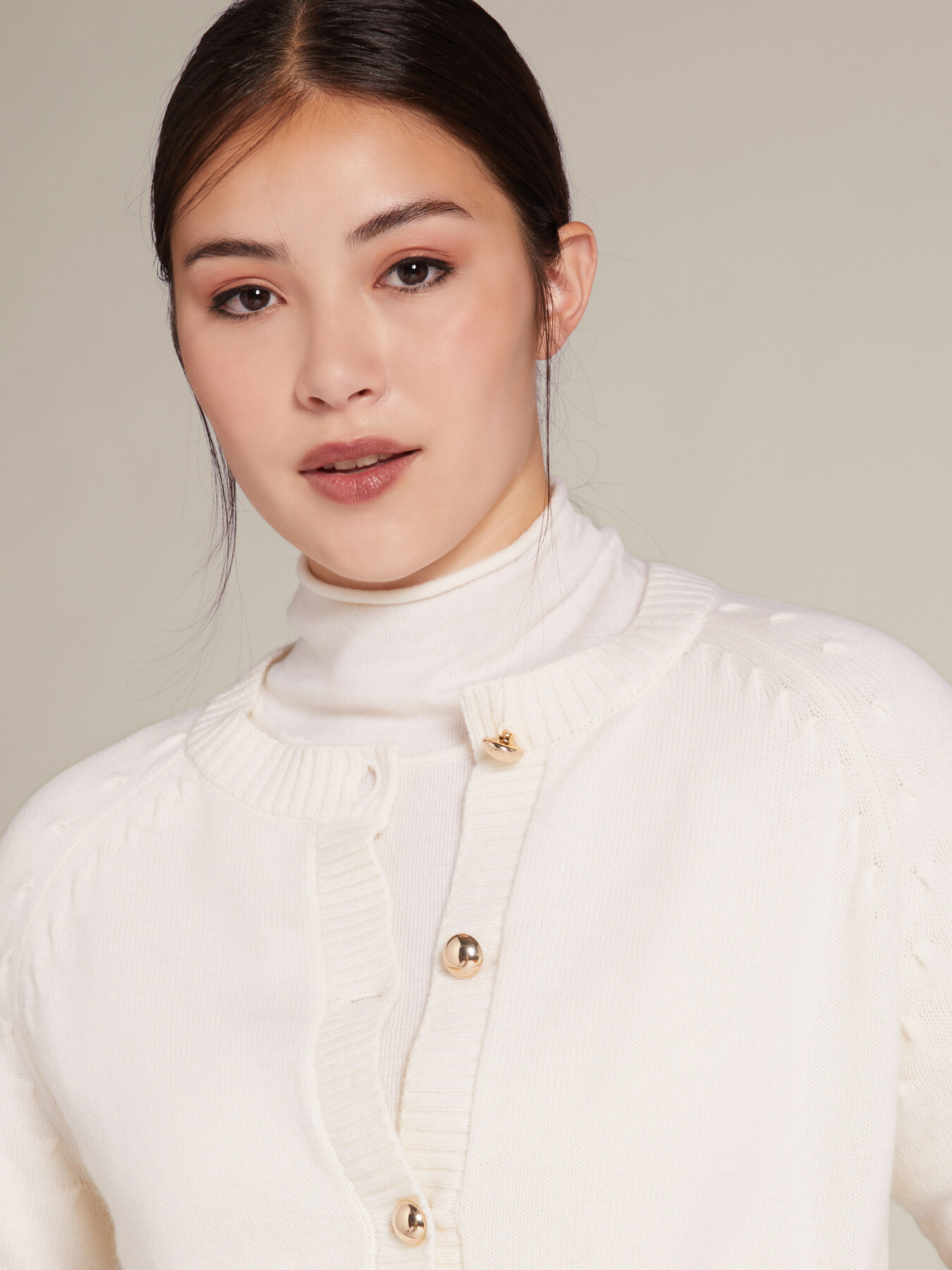 Pure carded wool twin-set image number 0