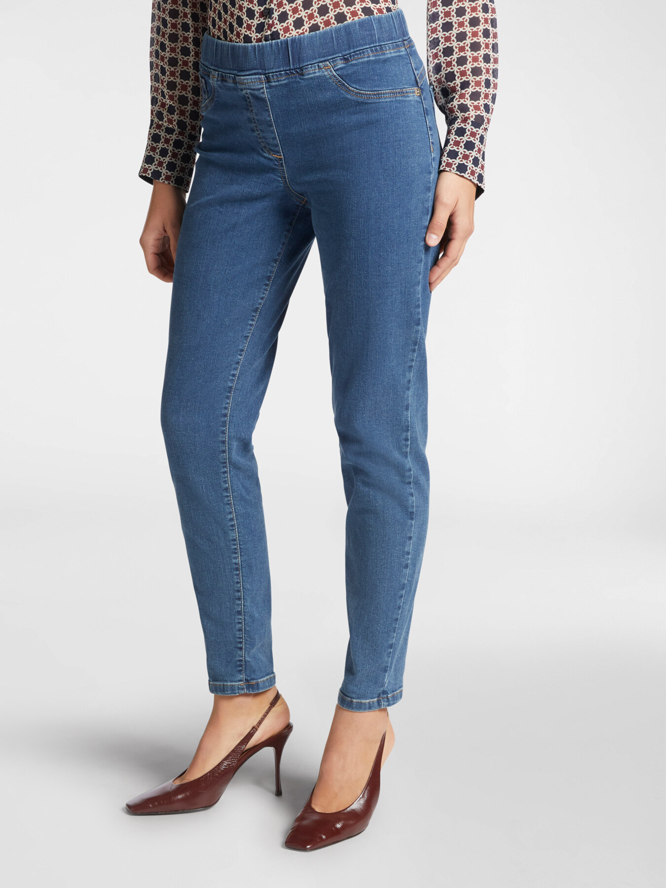 Jeggins em algod&atilde;o stretch image number 2