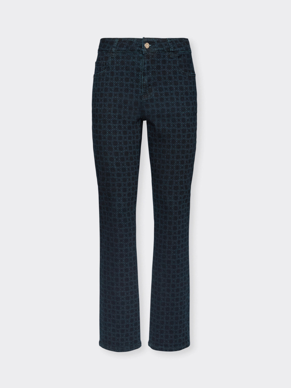 Blue Monogram Jeans