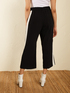 PANTALON CROPPED EN ENVERS SATIN image number 1
