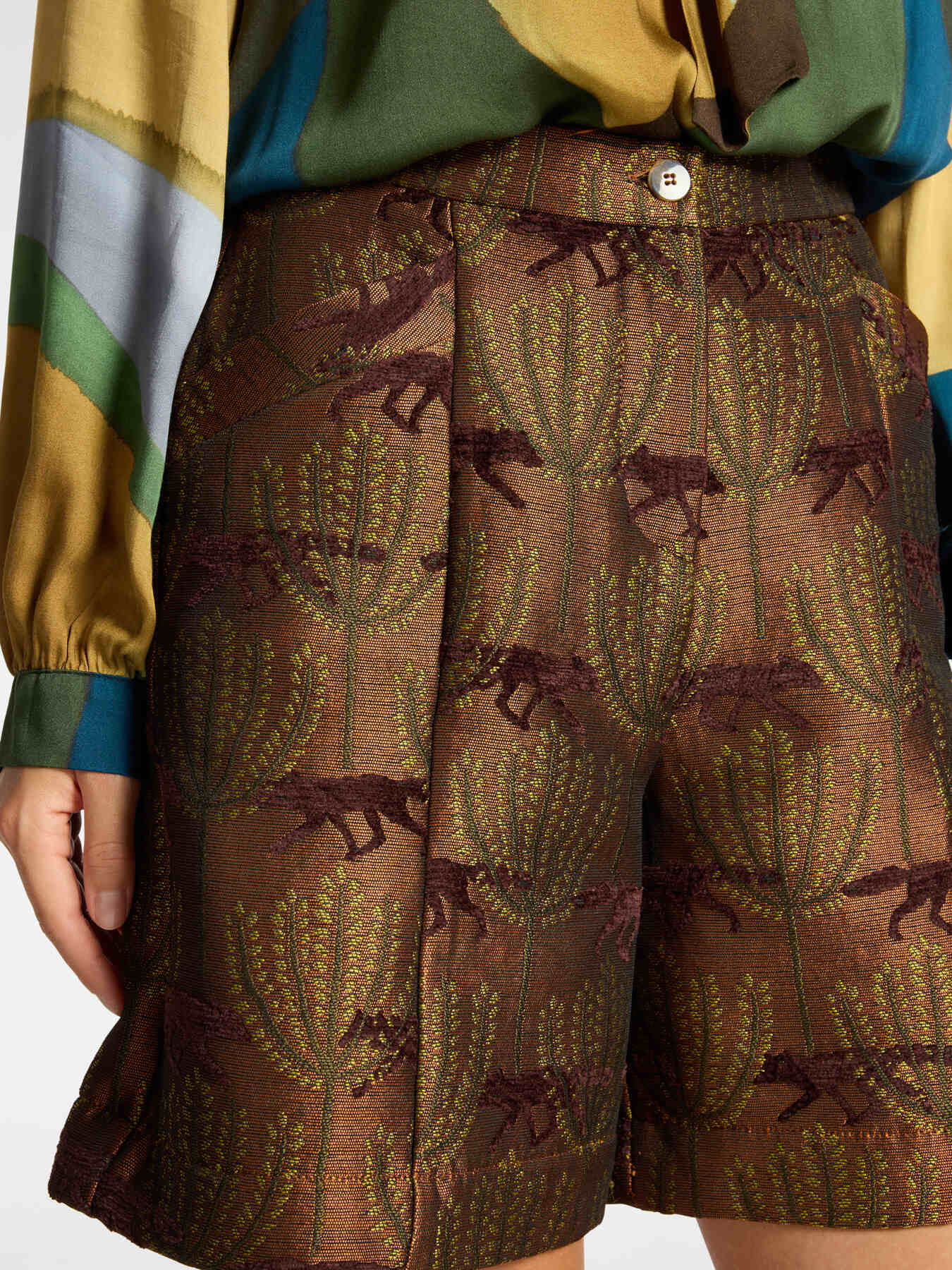 Bermuda sartoriali jacquard image number 3