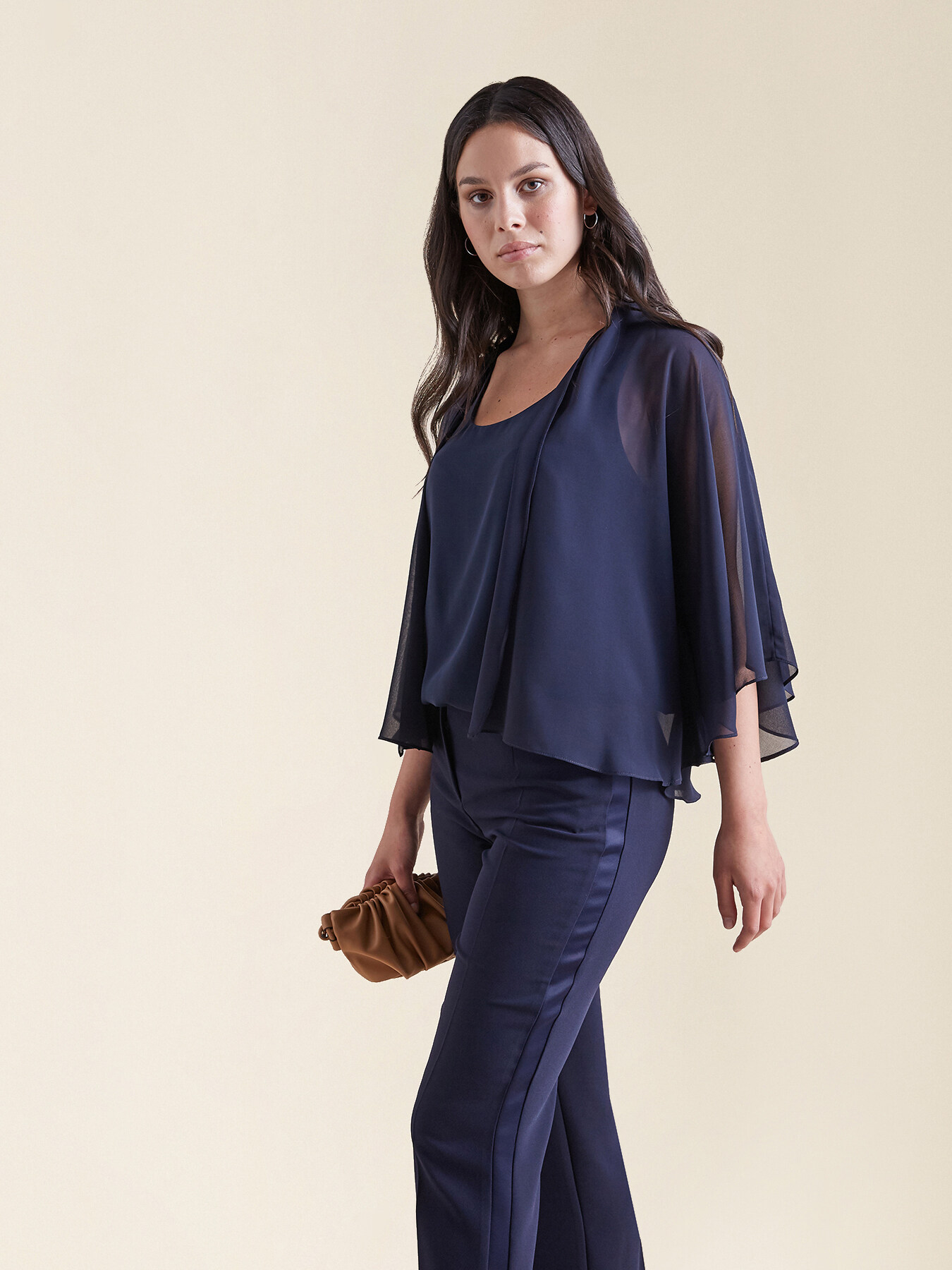 Coprispalle in georgette image number 0