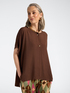 Kimono sleeve T-shirt with jewel buttons image number 0