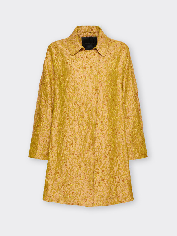 Lightweight jacquard coat