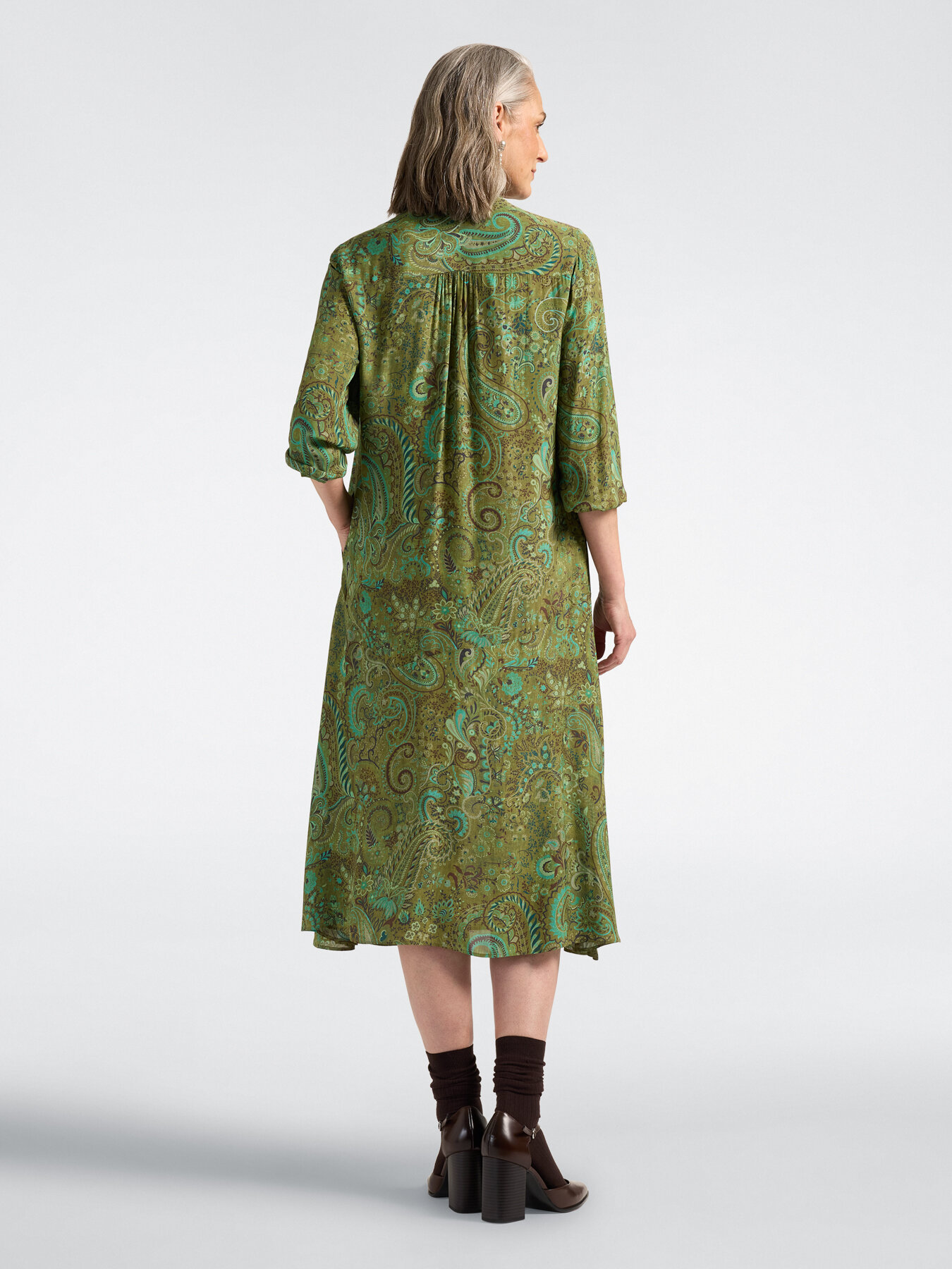 Robe en viscose imprim&eacute;e image number 1