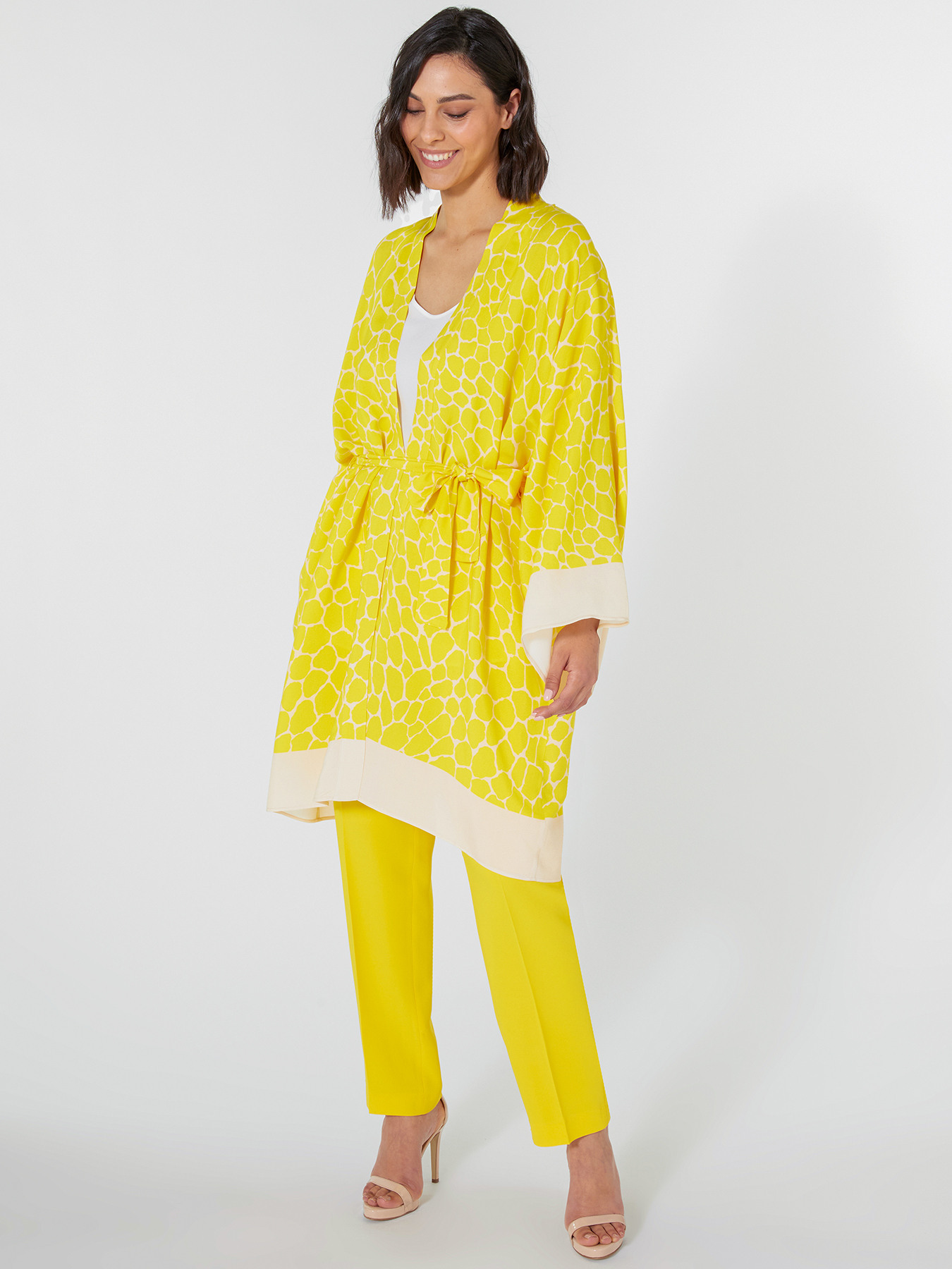 Kimono imprimé avec ceinture image number 2