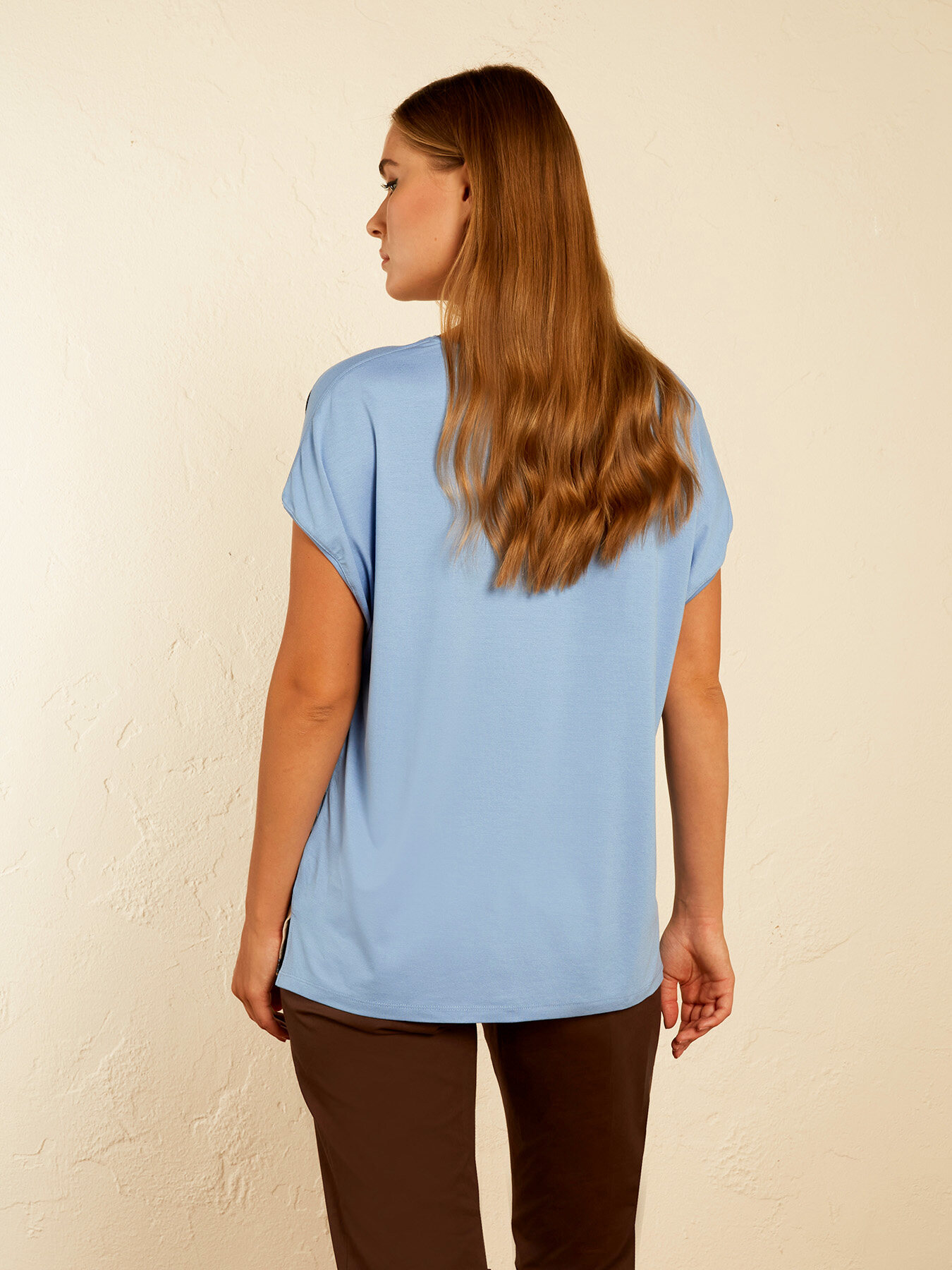 T-Shirt mit Kaschmir-Druck image number 1