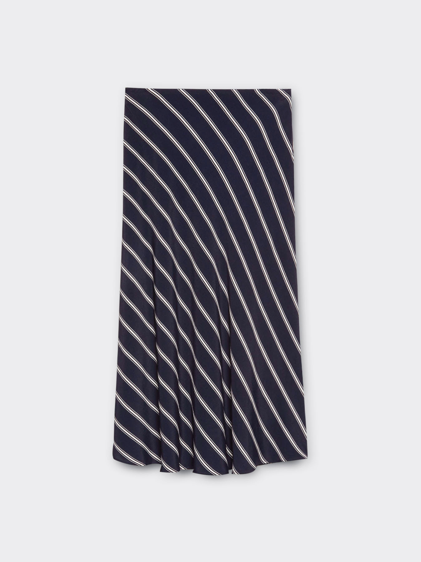 Gonna longuette a righe image number 4