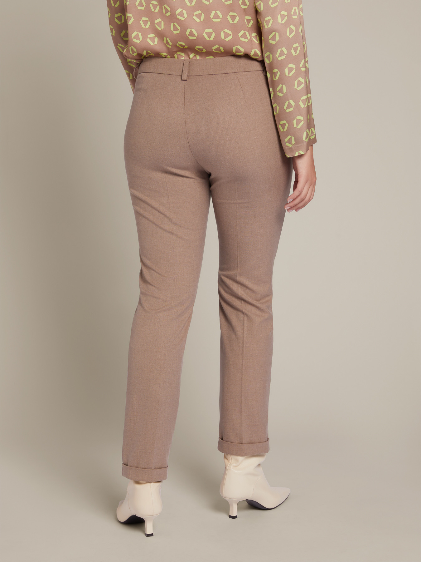 Pantaloni dritti in twill image number 1