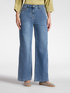 5-pocket mid wide leg jeans image number 2