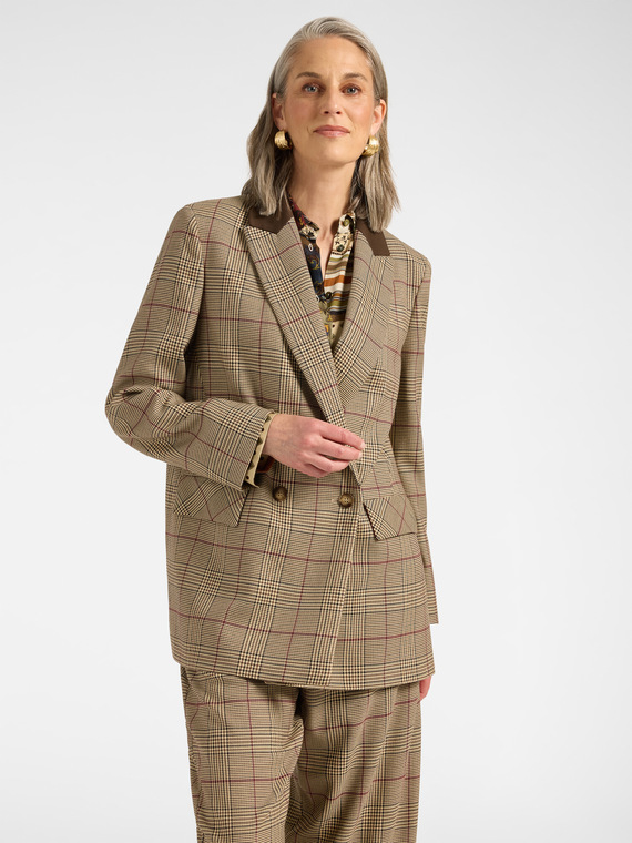 Blazer doppiopetto principe di Galles