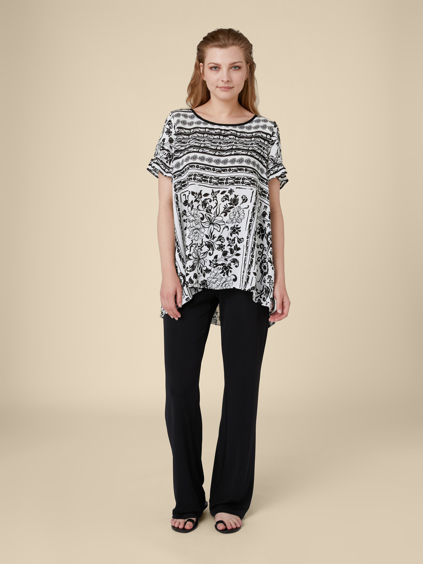 BLOUSE IMPRIM&Eacute;E image number 2