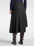 Flannel skirt with draping image number 1