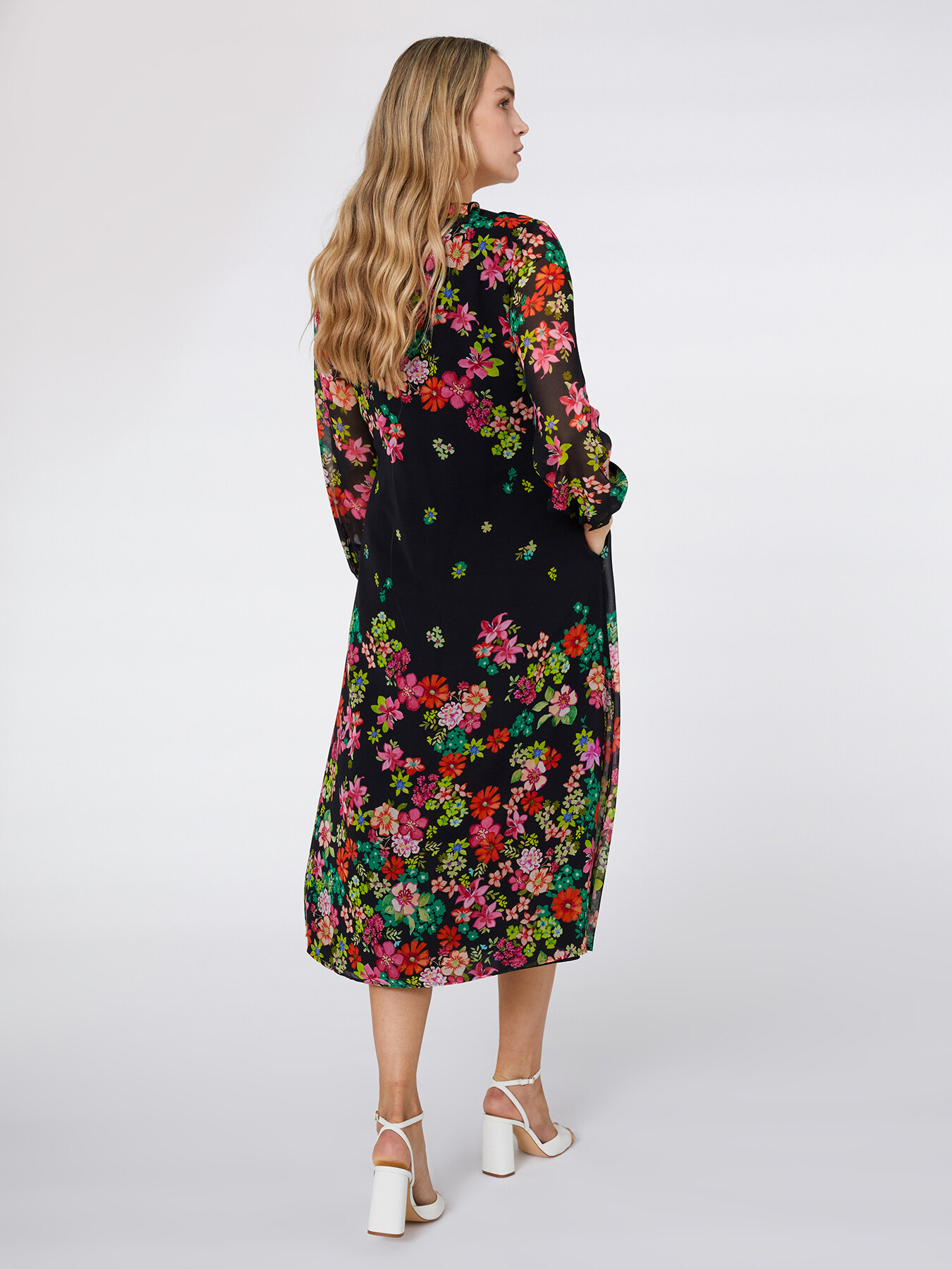 Robe en georgette imprim&eacute;e image number 2