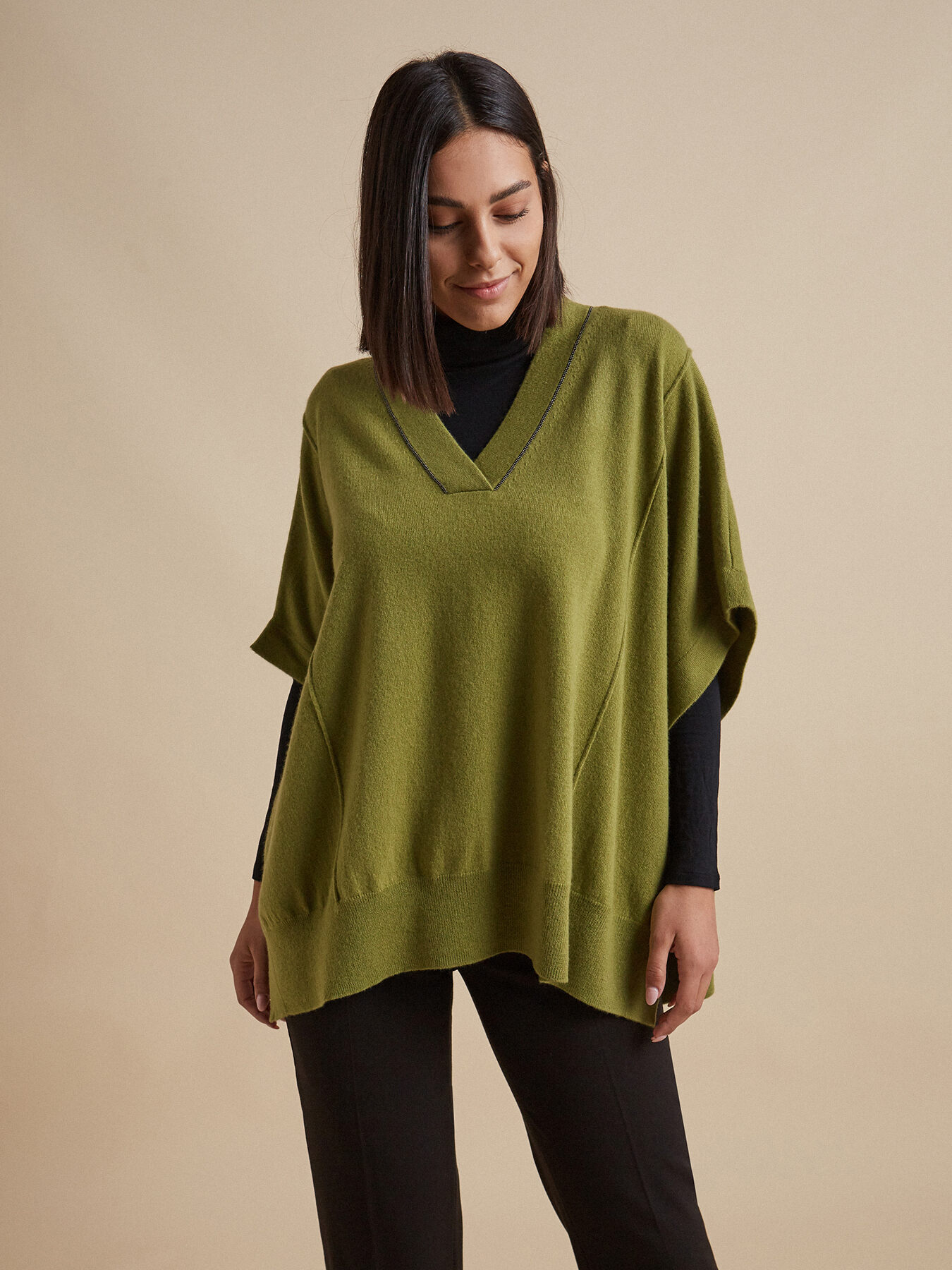 Mantella in lana e cashmere image number 0