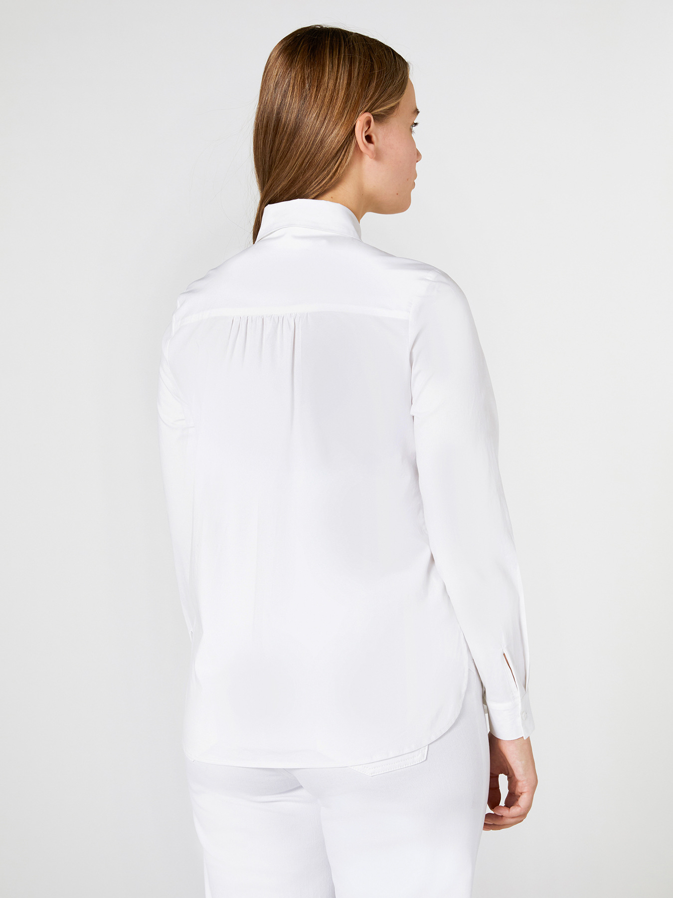 Chemise en coton avec broderie fine image number 2