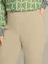 Pantalones de cady color «greige» image number 3