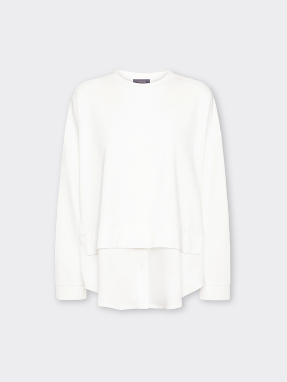 Layering-Effekt Sweatshirt