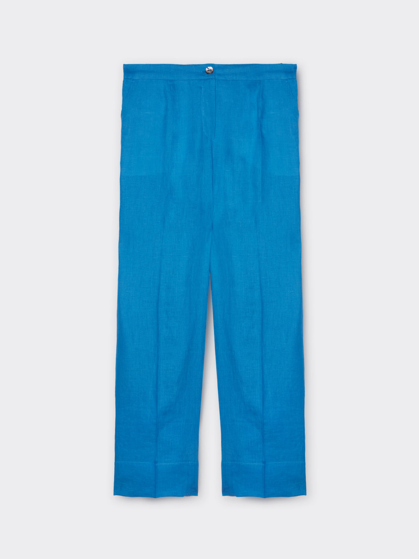 Pantalones rectos de lino image number 4