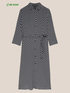 Robe-chemisier imprimée avec ceinture large image number 4