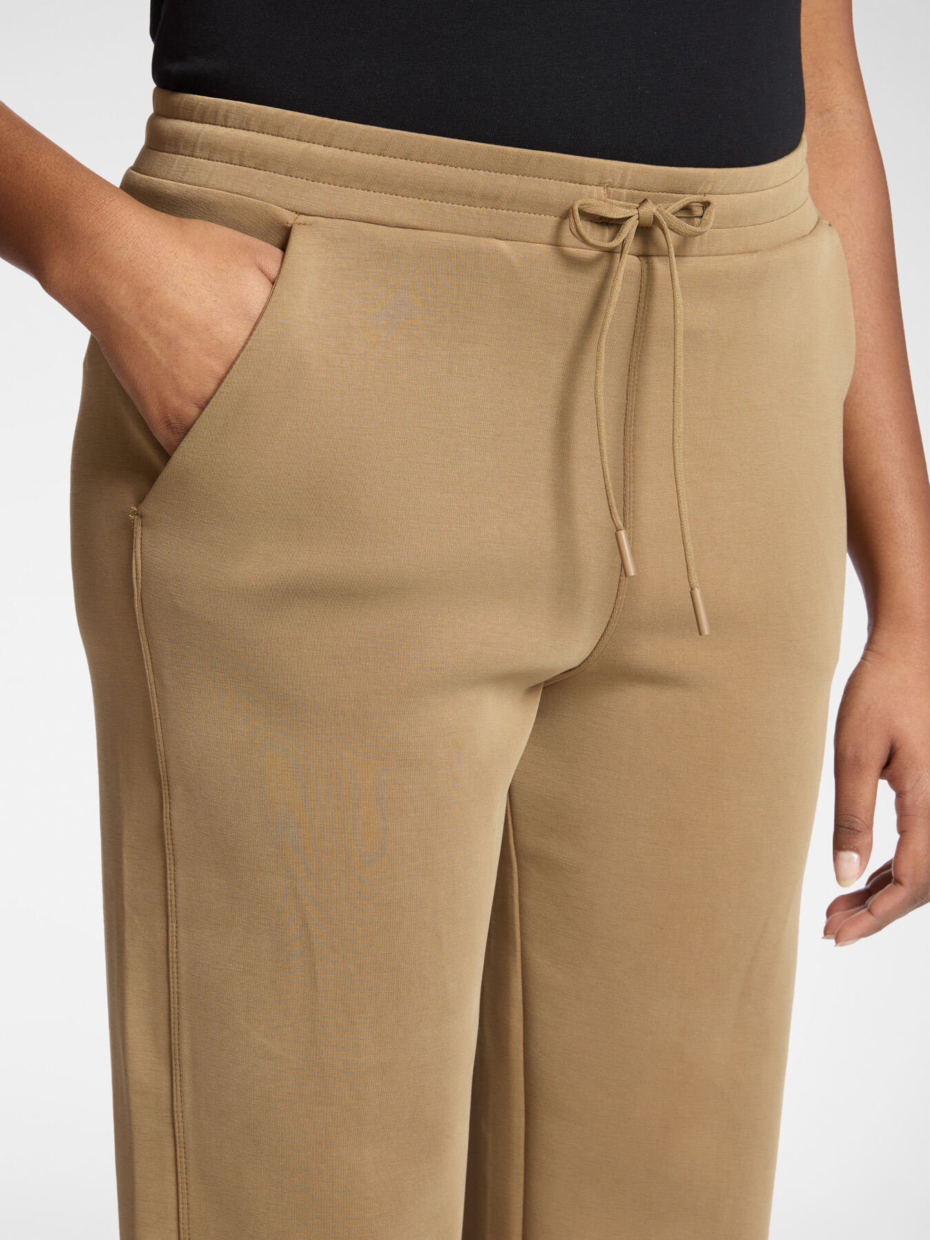 Palazzo pants in scuba image number 3