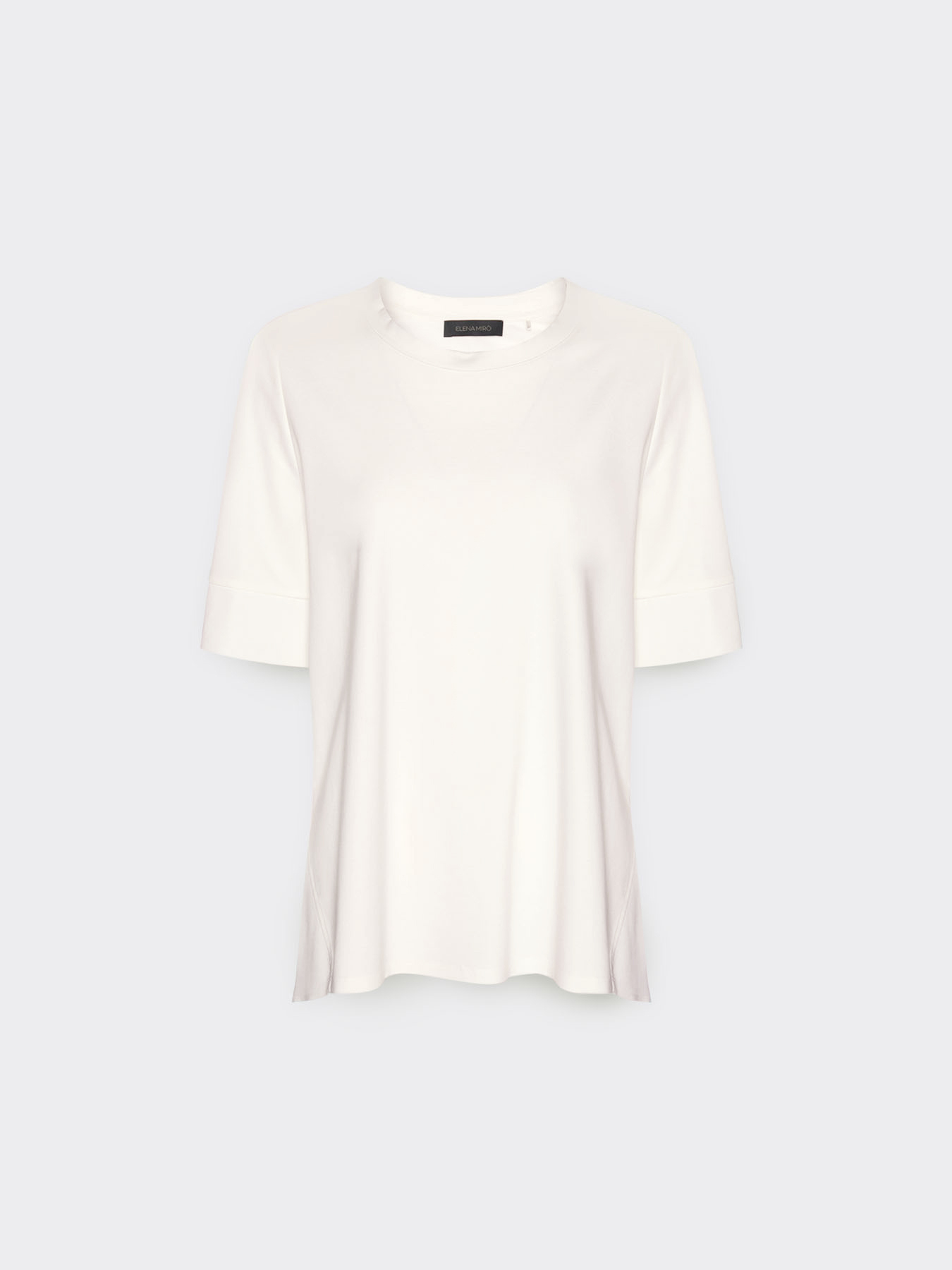 T-shirt con inserto dietro image number 4