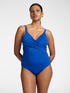 Draped one-piece swimsuit image number 0