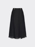Linen midi skirt image number 4