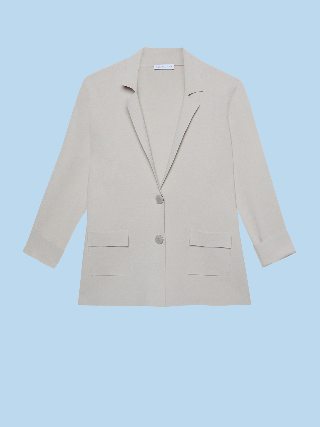 TRIKOTJACKE AUS VISKOSE-KREPP image number 4