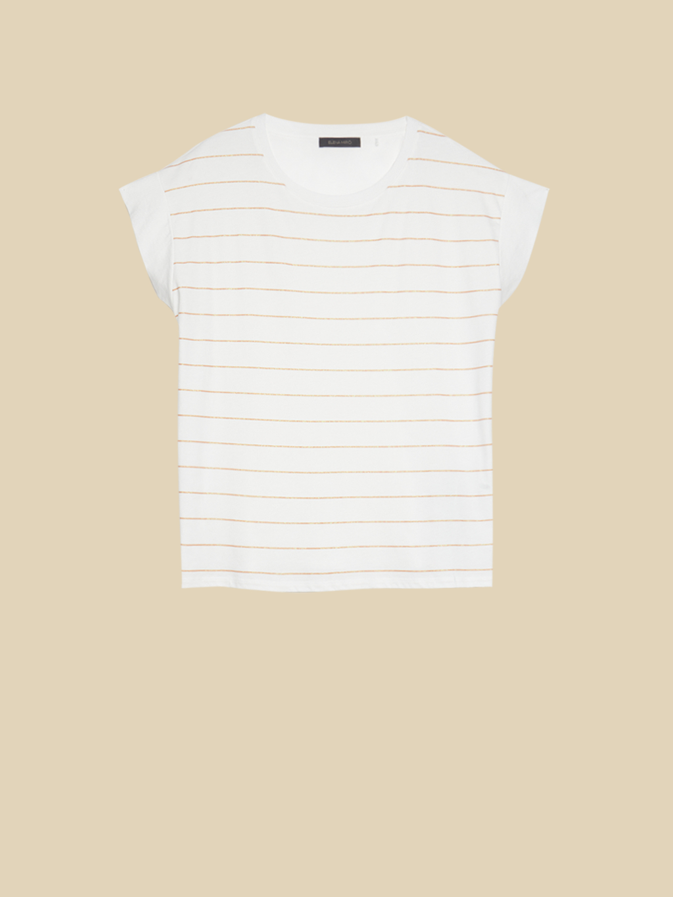 T-shirt &agrave; rayures lurex image number 4