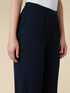 Flowing fabric straight-leg trousers image number 4