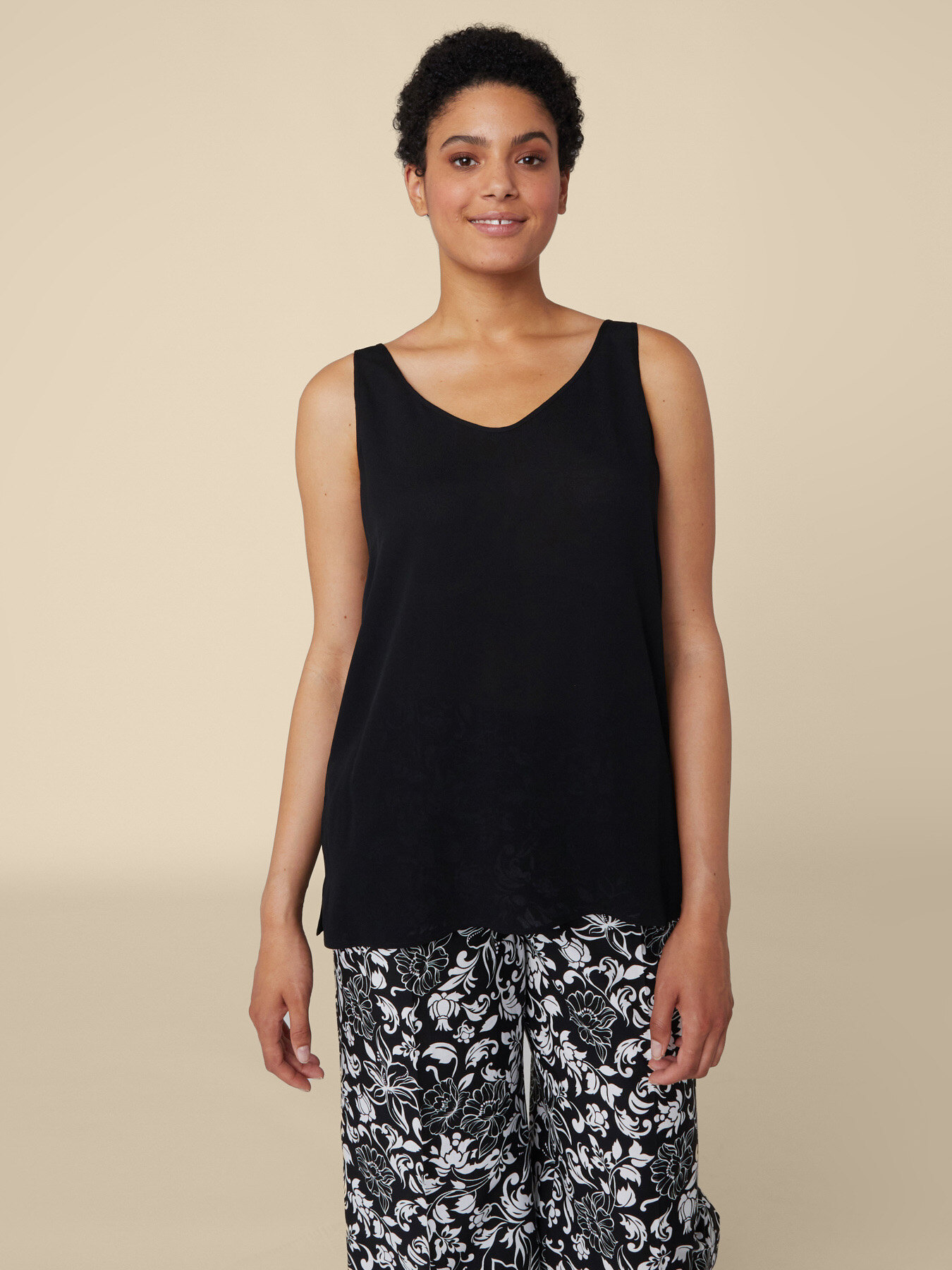 Crepe de chine top image number 2