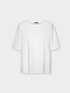 T-shirt in cotone con ricamo image number 4