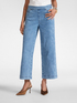Jeans mit Blumenmuster und weitem Bein, "Wanda" image number 2