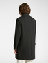 Scuba fabric coat with collar image number 1