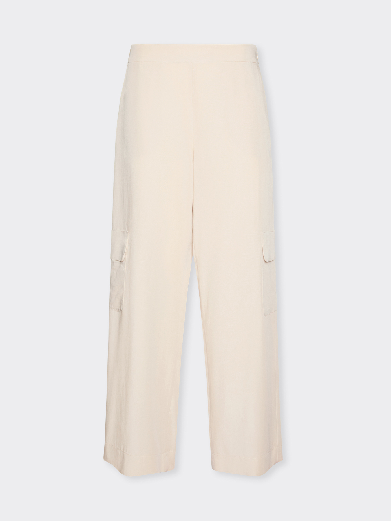 Fluid lyocell blend cargo pants image number 4